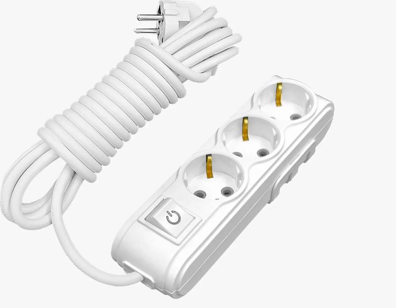 Удлинитель 3х2м с защитой от детей MOTTO с/з и выкл. ARVIA 35 01 1003 502