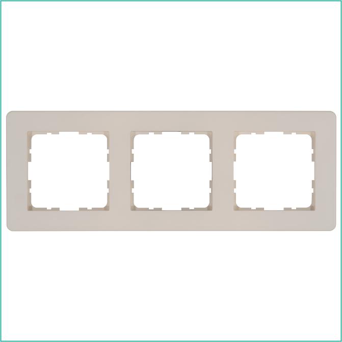 Рамка 3-м G-Flex тауп Jasmart G1103T