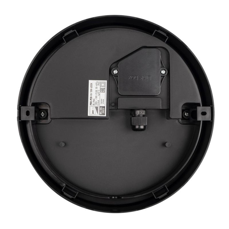 Светильник светодиодный "Банник" PBH-PC8-RA 18Вт 4000К IP65 ЖКХ ДБП пылевлагозащ. black черн. JazzWay 5048478