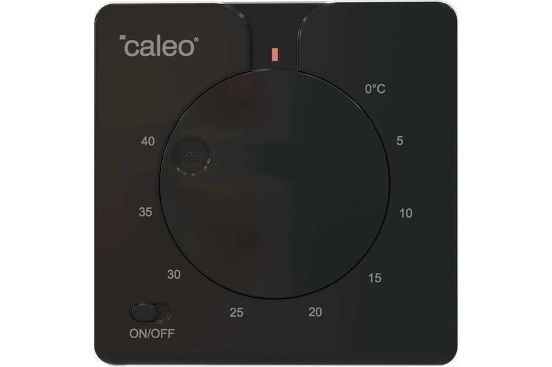 Терморегулятор C430 black встраиваемый аналоговый 3.5кВт CALEO 0К-00000791