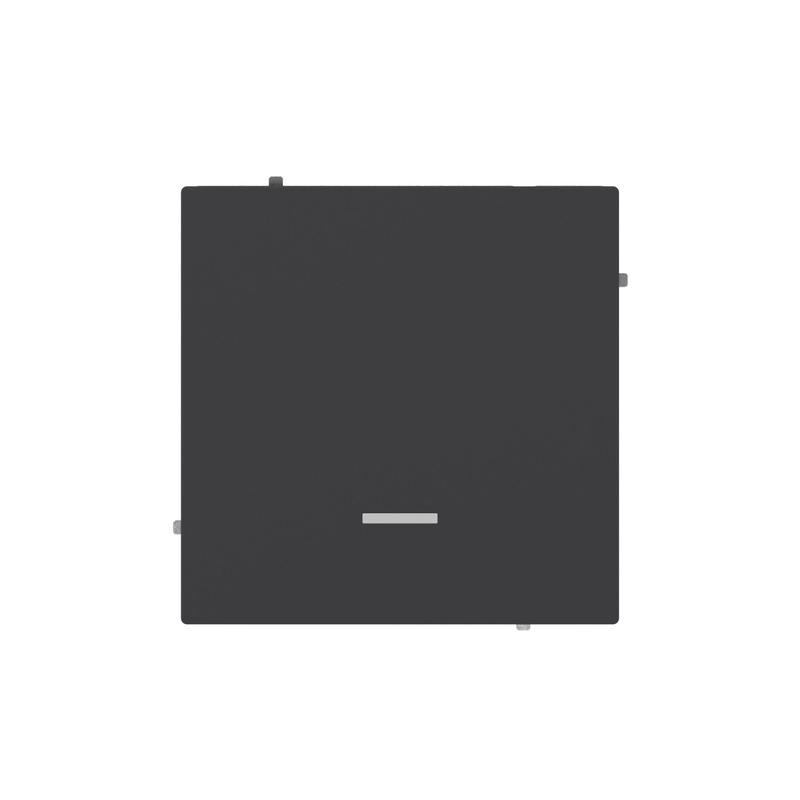 Выключатель 1-кл. KANT с подсветкой черн. уголь DKC 7012133