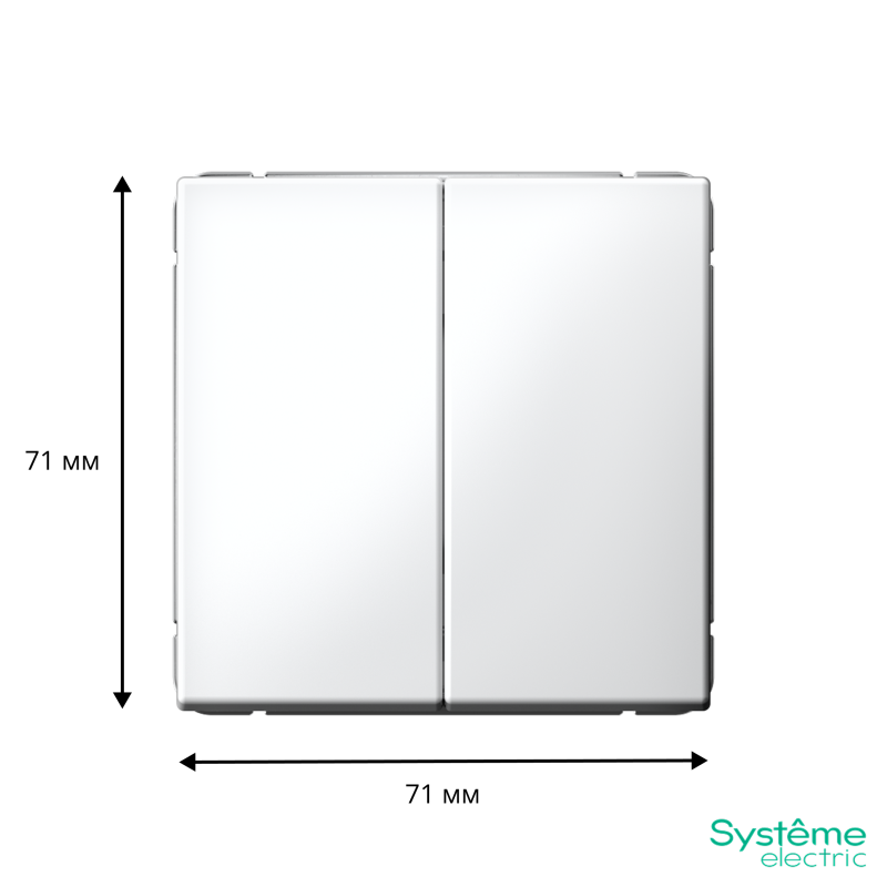 Переключатель 2-кл. ArtGallery 10AX быстрозажим. клем. механизм лотос SE GAL001365S