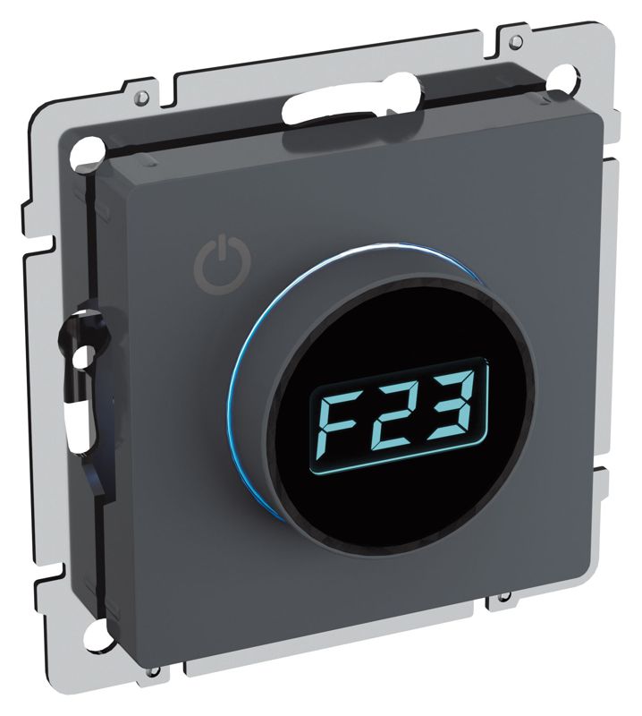 Термостат электронный с индик. BRITE СП IP20 ТС10-1-БрМ механизм маренго IEK BR-RT11-K35