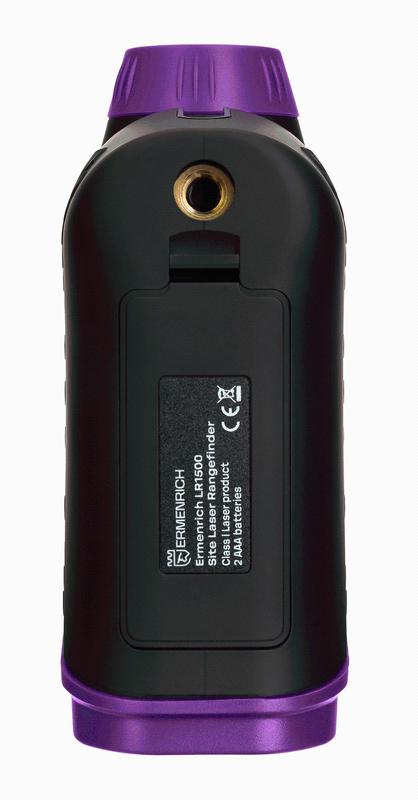 Дальномер лазерный строительный LR1500 фиолет. Ermenrich 84085
