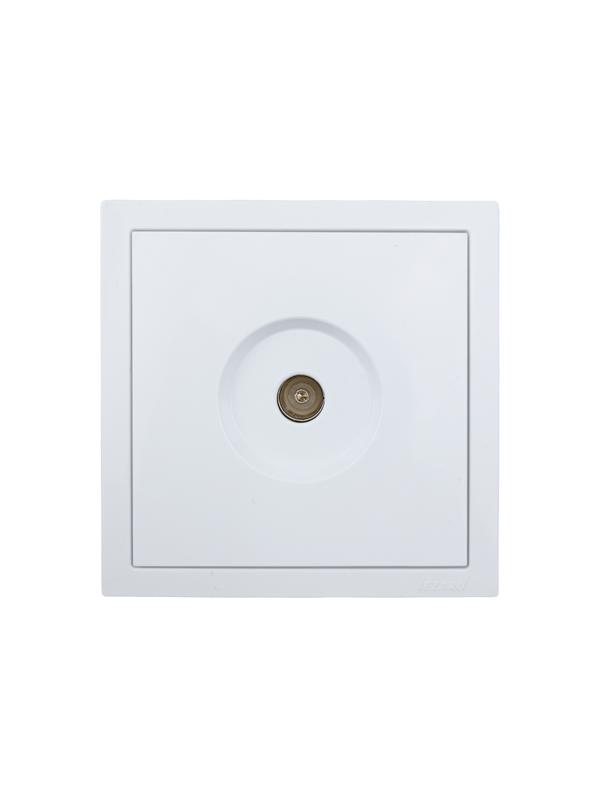 Розетка ТВ оконечная СП ZIMA IP20 бел. LEZARD 704-0288-130
