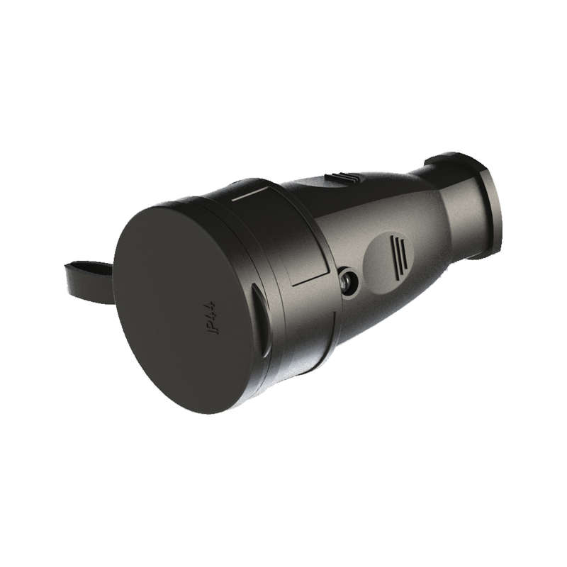 Разъем штепсельный РА16-005 16А IP44 250В с заземл. каучук Витебск 0205-00010