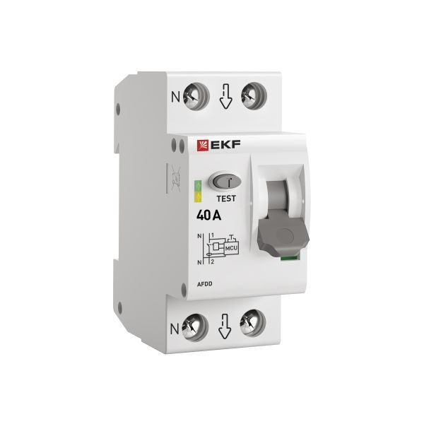 Устройство защиты от дугового пробоя (УЗДП) 1P+N 40А PROxima EKF afdd-2-40-pro