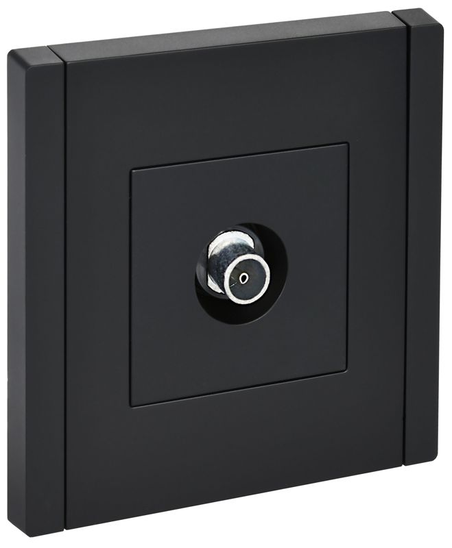 Розетка TV оконечная FORTE&PIANO FP128 черн. IEK FP-A10-O-K02