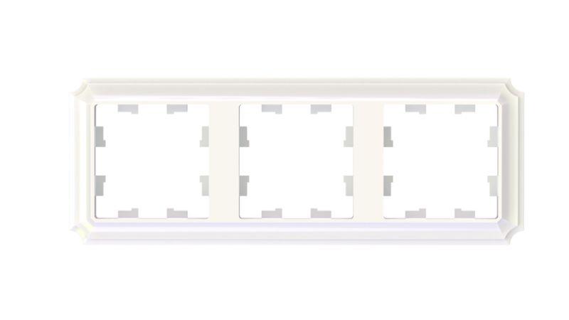 Рамка 3-м AtlasDesign Antique универс. жемчуж. SE ATN100403