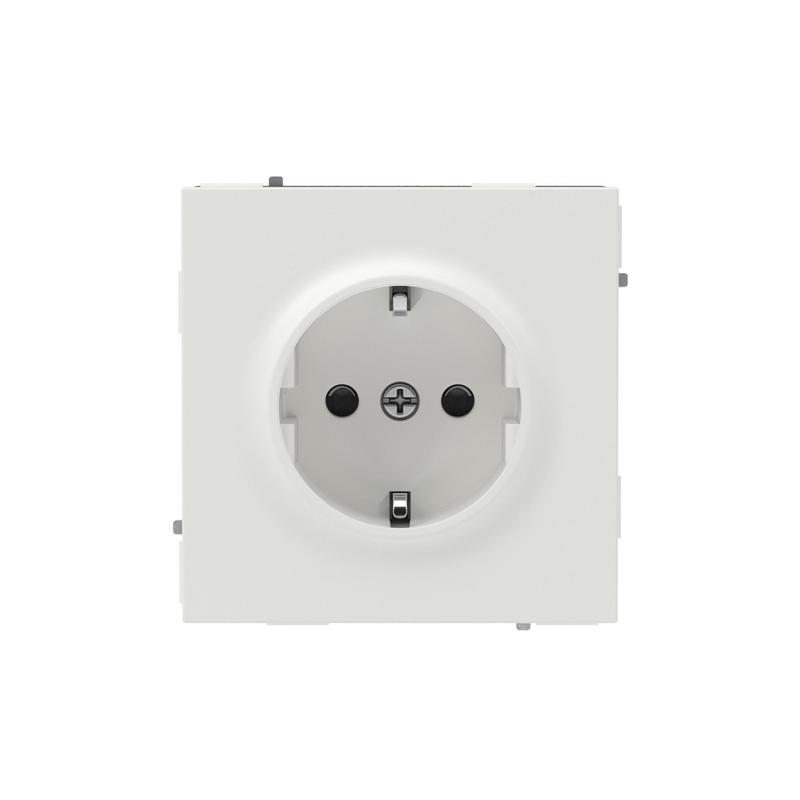 Розетка силовая KANT 2P+E защ. шторки бел. песок DKC 7010003