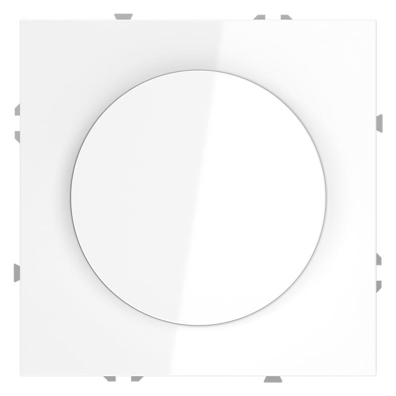 Светорегулятор поворотно-нажимной СП S70 600Вт механизм бел. глянцевый Voltum VLS070301