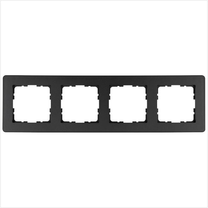 Рамка 4-м G-Flex антрацит Jasmart G1104B