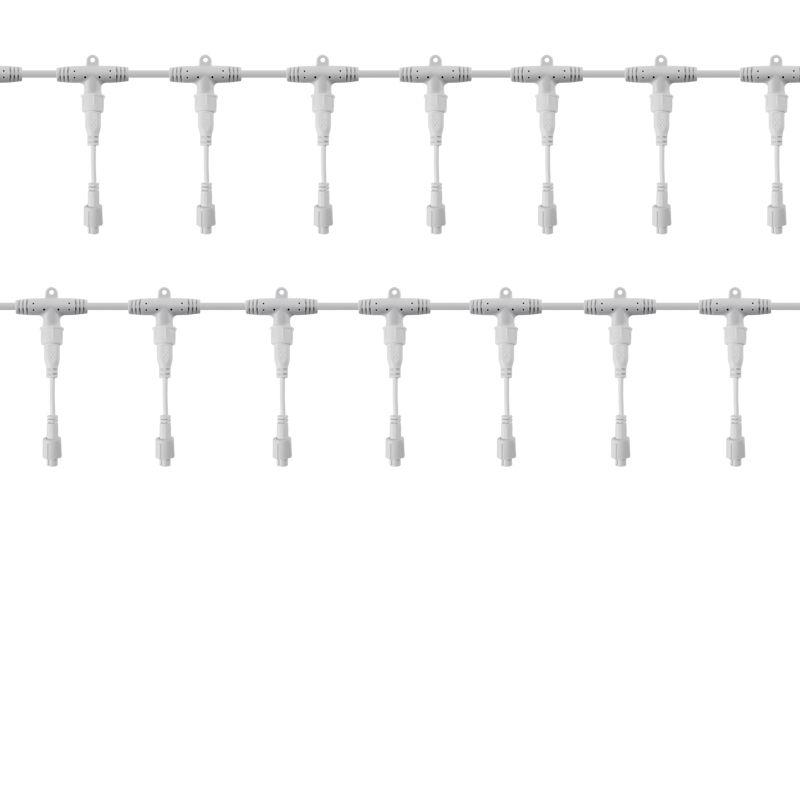 Разветвитель-шина для уличных гирлянд Professional (1 вход 20 выходов) бел. ПВХ Neon-Night 315-407