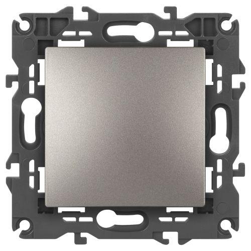 Выключатель Elegance 14-1101-16 250В 10АХ титан Эра Б0065782