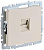 Розетка компьютерная СП RJ45 кат.5E BRITE РК10-БрКр беж. IEK BR-K10-1-K10