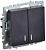 Выключатель 2-кл. СП BRITE ВС10-2-1-БрЧ 10А с инд. черн. IEK BR-V20-1-10-K02