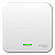 Выключатель 1-кл. ОП Blanca 10А IP20 (сх. 1) 250В с подсветкой с изолир. пластиной бел. SchE BLNVA101111