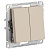 Выключатель 2-кл. AtlasDesign (сх.6/2) 10AX механизм песочн. SE ATN001265