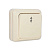 Переключатель проходной 1-кл. ОП Олимп 10А IP20 сл. кость UNIVersal Б-О0025