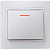 Выключатель 1-кл. СП Кварта 10А IP20 ВС10-1-1-КБ с индикацией бел. IEK EVK11-K01-10-DM