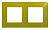 Рамка 2-м Etika зел. папоротник Leg 672542