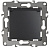 Розетка 1-м СП Эра12 12-2103-05 16А IP20 16AX 250В 2P+E Schuko защ. шторки с крышкой механизм антрацит Эра Б0014697
