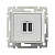 Розетка USB 2-м СП Valena механизм бел. (DIY-упак.) Leg 694370