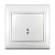 Переключатель проходной 1-кл. СП Севиль 10А IP20 бел. UNIVersal С0025