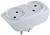 Разветвитель 2-м без заземл. 10А IP20 SP-2-W бел. Эра C0045520