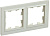 Рамка 2-м BRITE РУ-2-БрКр беж. IEK BR-M22-K10