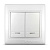 Выключатель 2-кл. СП Севиль 10А IP20 с подсветкой бел. UNIVersal С0123