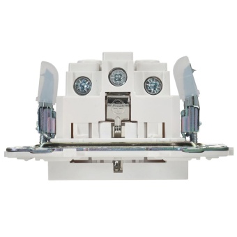 Розетка SKANDY 16А с заземл. без защ. шторок SK-R05W арктич. бел. IEK SK-R11-16-K01