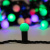 Гирлянда светодиодная "Мультишарики" 20м d17.5мм 200LED RGB 58Вт 220В IP65 провод ПВХ черн. Neon-Night 303-509