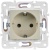 Розетка SKANDY 16А с заземл. защ. шторки SK-R04B беж. IEK SK-R14-16-K10