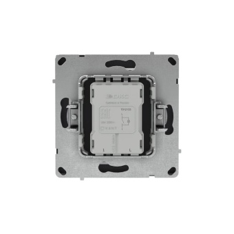 Выключатель 1-кл. KANT с подсветкой черн. уголь DKC 7012133