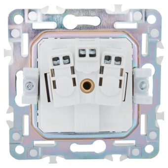 Розетка SKANDY 16А с заземл. без защ. шторок SK-R05G графит IEK SK-R11-16-K53