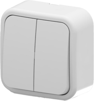 Выключатель 2-кл. ARIA IP20 бел. ARVIA 25 01 1000 202