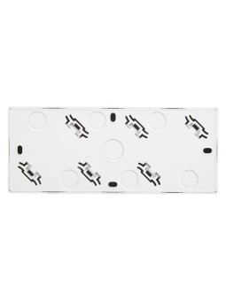 Розетка 3-м ОП LETO с заземл. закрытый корпус ПБТ бел. LEZARD 752-0200-127BUP