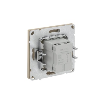 Выключатель 1-кл. KANT ванильн. марципан DKC 7015103