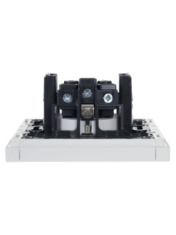 Розетка СП FORTE&PIANO FP215 16А с заземл. защ. шторки винт. крепл. бел. IEK FP-R14-16-K01