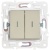 Выключатель 2-кл. SKANDY 10А SK-V09B с индикацией беж. IEK SK-V20-1-10-K10