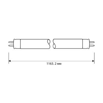 Лампа люминесцентная FT5-28W/54 28Вт T5 6500К G5 Camelion 3335
