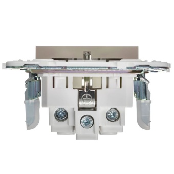 Розетка SKANDY 16А с заземл. без защ. шторок SK-R05B беж. IEK SK-R11-16-K10