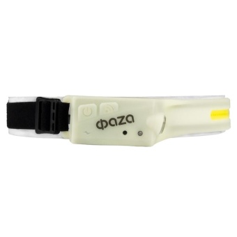Фонарь аккумуляторный налобный ФАZА AccuFH3-L3W/L3W-GLOW 3Вт COB+3Вт XPE (5режимов упраление жестами) IP44 ФАZА 5061729