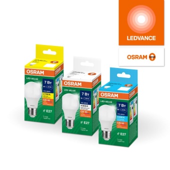 Лампа светодиодная LED G4 Value LVCLA100 12W/927 CRI95 12Вт 2700К 1200лм грушевидная матов. E27 170-250В OSRAM 4058075578975