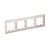 Рамка 4-м AtlasDesign Air жемчуж./дым. бел. SE ATN220404