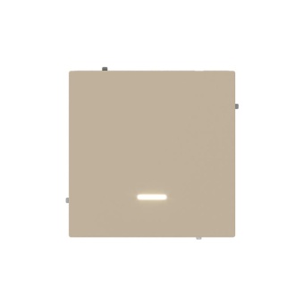 Выключатель 1-кл. KANT с подсветкой ванильн. марципан DKC 7015133