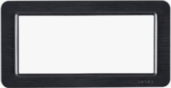 Рамка двойная для розетки LAVIN черн. ARVIA 21 25 4000 027