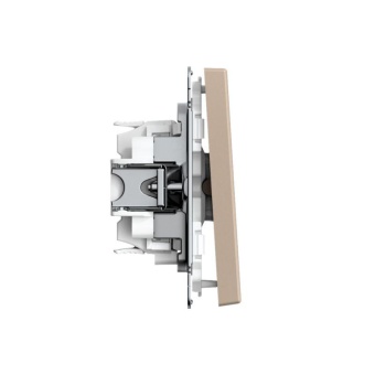 Переключатель 1-кл. ArtGallery 10AX быстрозажим. клем. механизм песочн. SE GAL001261S