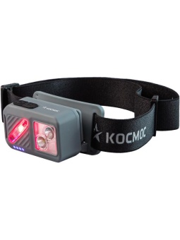 Фонарь налобный 2х2Вт XPG 3х1Вт SMD/Li-po1200мА.ч ABS пластик магниты и крюк КОСМОС (KOC850Lit)